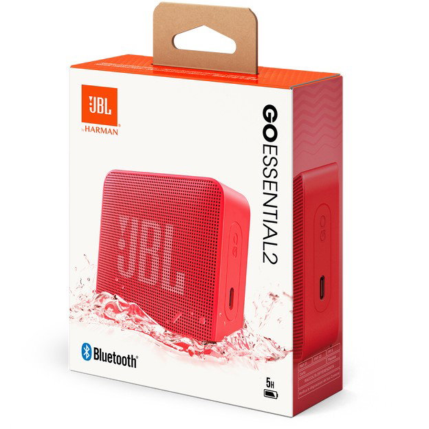 JBL Go Essential 2 Altavoz Portátil Bluetooth Rojo JBL Go Essential 2 Altavoz Portátil Bluetooth Rojo