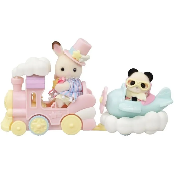 Sylvanian Families SYL5054131058190 El pequeño tren de las nubes Juguete para niños a partir de 3 años