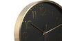 DKD Home Decor Reloj de Pared de Aluminio, Pack de 2, Dorado