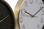 DKD Home Decor Reloj de Pared de Aluminio, Pack de 2, Dorado