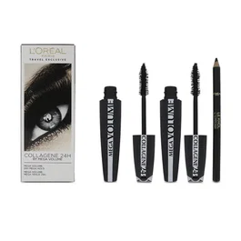 L'Oréal Paris Set de Maquillaje Mega Volume Collagene 24h y Contour Khol Negro