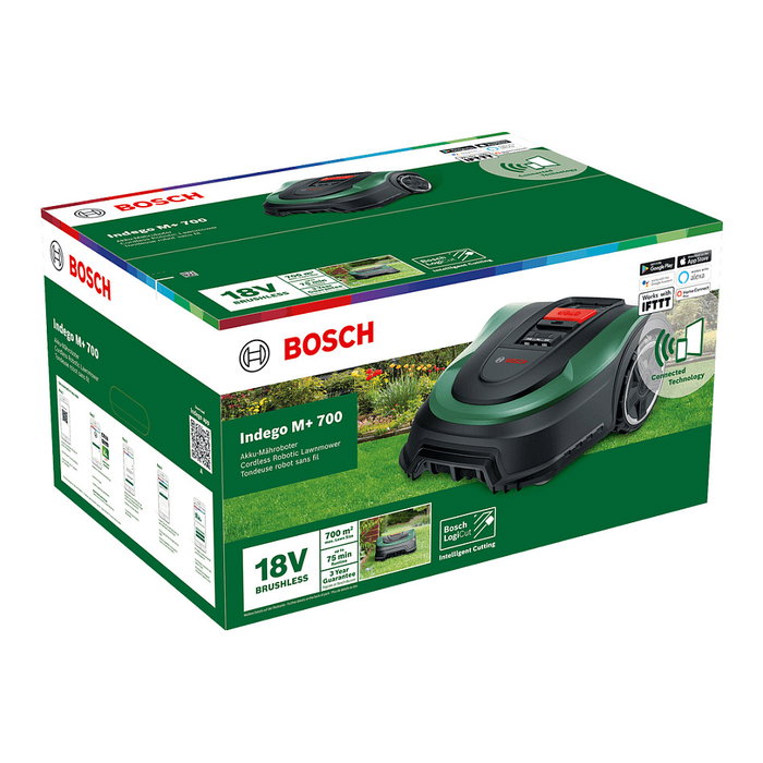 Bosch Indego M+ 700 Robot cortacésped para 700 m²