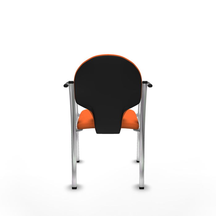 Silla de Recepción Hellín Piqueras y Crespo 220PTCRB308 Naranja 2 Unidades
