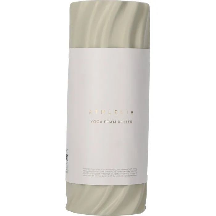 ATHLECIA AABWV24690 Rodillo de espuma para yoga, color blanco crema