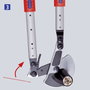 Knipex Tijeras de cable con sistema de carraca y patas telescópicas 95 32 038