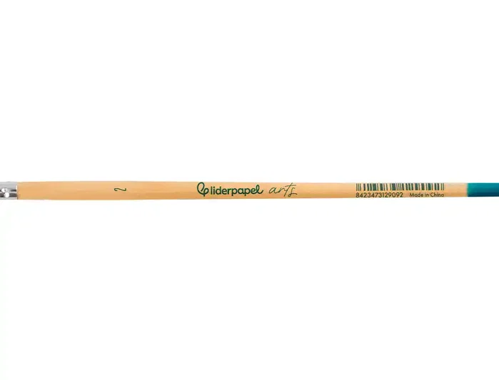Liderpapel Pincel nº 2 punta filbert / lengua de gato de pelo sintético