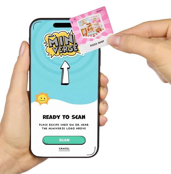 Mga Miniverse Spaces Starter Pack Pizza 566069 Colección para Crear y Customizar Espacios