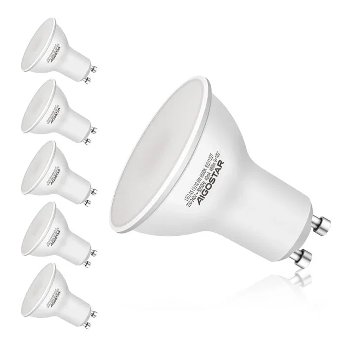 Aigostar Bombilla LED GU10 6W 6500K 480lm Aigostar Bombilla LED GU10 6W 6500K 480lm