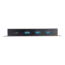 StarTech.com Hub USB-C HB31C3A1CME, 4 Puertos (1x USB-C + 3x USB-A) 10Gbps, USB 3.2 Gen 2, Alimentación Externa, Metal