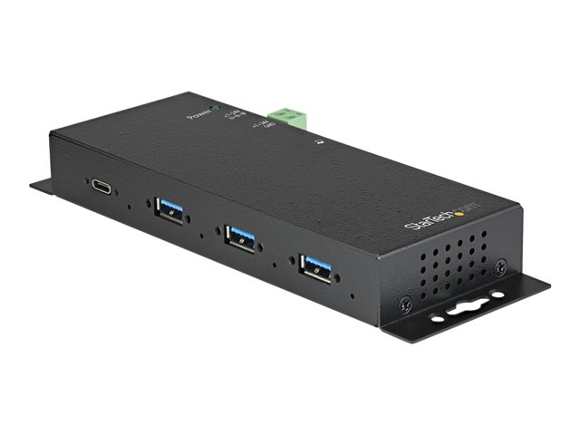 StarTech.com Hub USB-C HB31C3A1CME, 4 Puertos (1x USB-C + 3x USB-A) 10Gbps, USB 3.2 Gen 2, Alimentación Externa, Metal