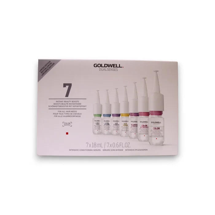 Goldwell Dualsenses Instant Beauty Boosts Sérum para el cabello, 7 uds, 18 ml Goldwell Dualsenses Instant Beauty Boosts Sérum para el cabello, 7 uds, 18 ml