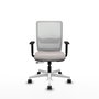 PIQUERAS Y CRESPO Silla de oficina Haches Blanca con Mecanismo Sincro/Traslack