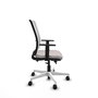PIQUERAS Y CRESPO Silla de oficina Haches Blanca con Mecanismo Sincro/Traslack