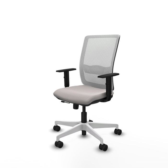 PIQUERAS Y CRESPO Silla de oficina Haches Blanca con Mecanismo Sincro/Traslack PIQUERAS Y CRESPO Silla de oficina Haches Blanca con Mecanismo Sincro/Traslack