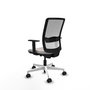 PIQUERAS Y CRESPO Silla de oficina Haches Blanca con Mecanismo Sincro/Traslack