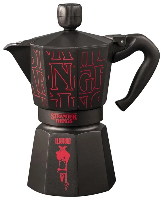 Bialetti Moka Express Colección Stranger Things 6 tazas - Negra/Roja Bialetti Moka Express Colección Stranger Things 6 tazas - Negra/Roja