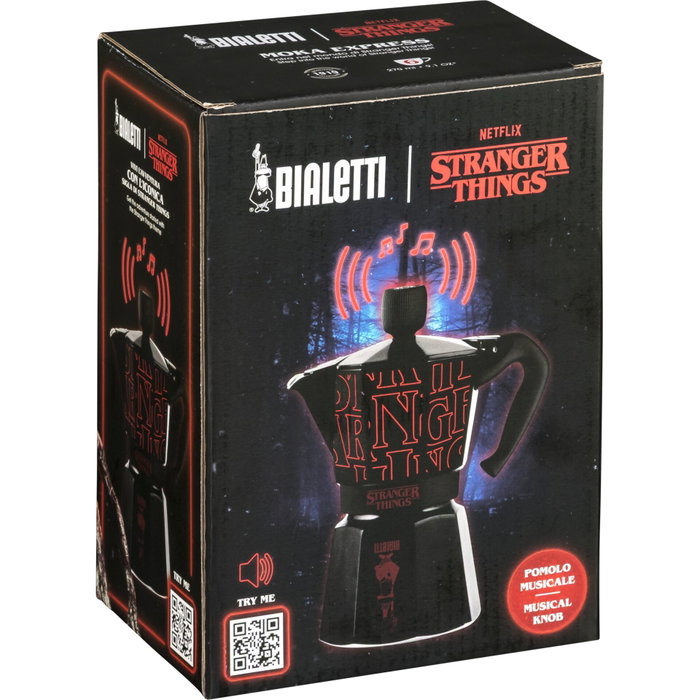 Bialetti Moka Express Colección Stranger Things Negra/Roja (6 tazas, 270 ml) Bialetti Moka Express Colección Stranger Things Negra/Roja (6 tazas, 270 ml)