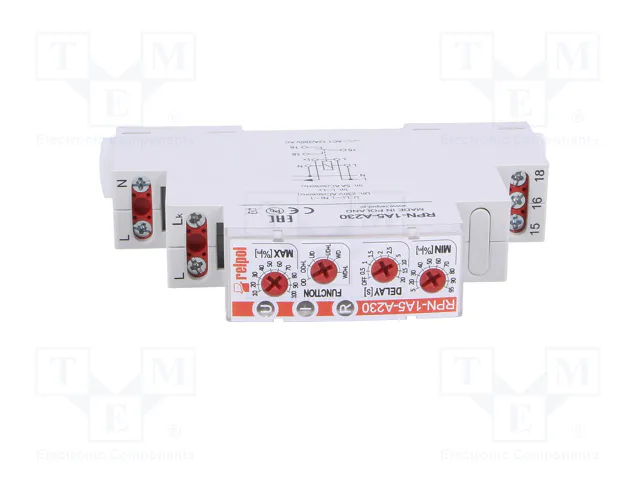 RELPOL RPN-1A5-A230 Relé de monitorización de corriente AC 230V