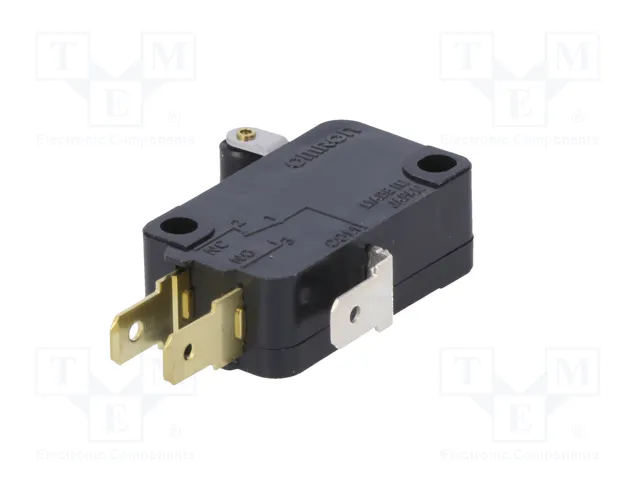 Aratas (Formerly Omron Components) Microconmutador SNAP ACTION VX-55-1C23 SPDT 5A/125VAC Aratas (Formerly Omron Components) Microconmutador SNAP ACTION VX-55-1C23 SPDT 5A/125VAC
