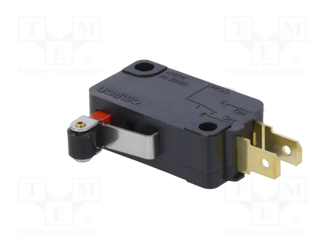 Aratas (Formerly Omron Components) Microconmutador SNAP ACTION VX-55-1C23 SPDT 5A/125VAC Aratas (Formerly Omron Components) Microconmutador SNAP ACTION VX-55-1C23 SPDT 5A/125VAC
