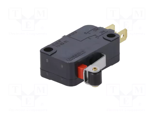 Aratas (Formerly Omron Components) Microconmutador SNAP ACTION VX-55-1C23 SPDT 5A/125VAC Aratas (Formerly Omron Components) Microconmutador SNAP ACTION VX-55-1C23 SPDT 5A/125VAC