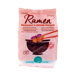 TERRASANA Fideos Ramen de Trigo Sarraceno con Shiitake