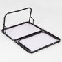 Aktive Mesa de camping plegable efecto bambú con asas de transporte