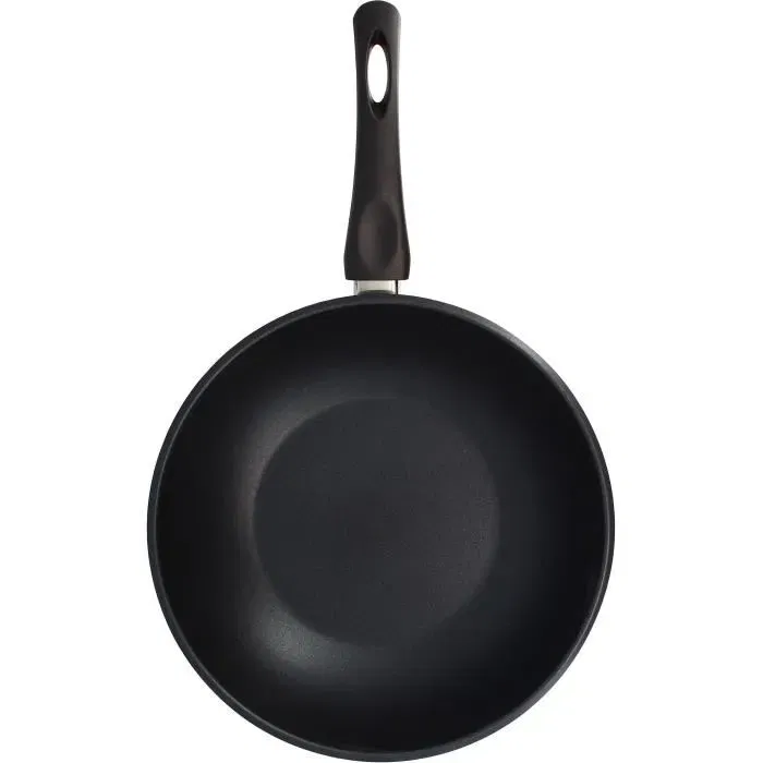 Menastyl Wok 6020252 Acero Inoxidable 28 cm Apto para Todo Tipo de Fuegos, Incluida Inducción