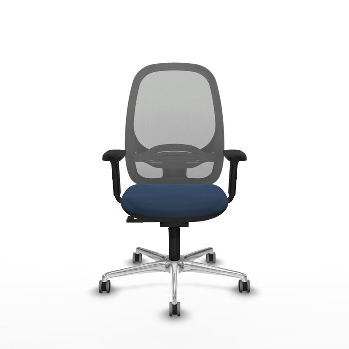 PIQUERAS Y CRESPO Silla de oficina Cilanco Azul marino y Gris