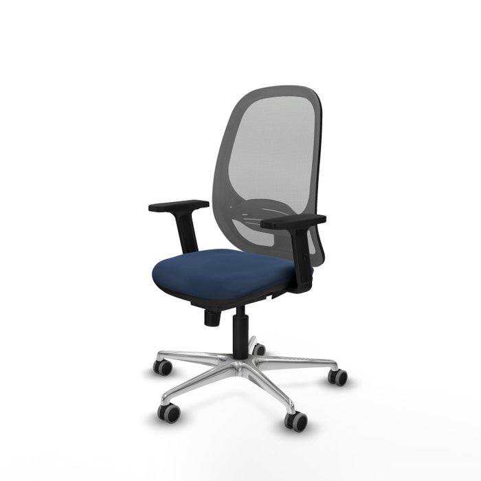PIQUERAS Y CRESPO Silla de oficina Cilanco Azul marino y Gris