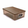 Caja de Almacenaje con Tapa Stefanplast Elegance Beige Plástico (6 Unidades)