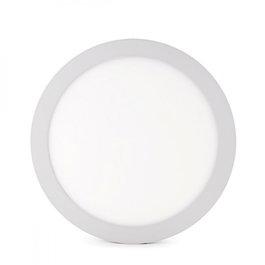 Plafón LED Circular 12W 1200Lm 6000K Blanco Frío