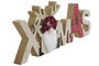 DKD Home Decor Decoración MDF Xmas Multicolor Surtida 30x2x12 cm
