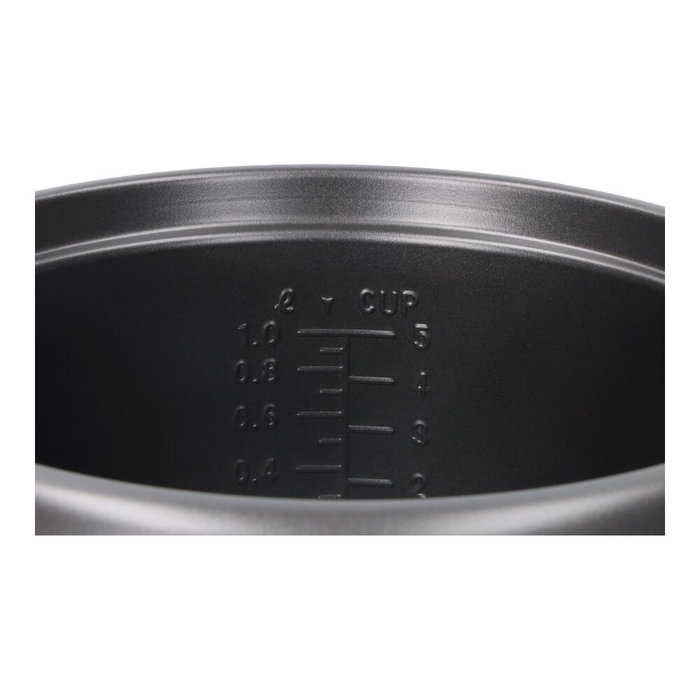 Edm Olla Arrocera Antiadherente 1L 400W con Tapa de Vidrio y Accesorios