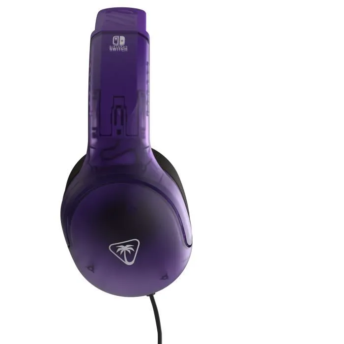 Turtle Beach TUR0840454400144 Auriculares con Cable para Juegos, Airlite Fit, Nintendo Switch, Morado Fantasma