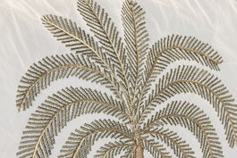 DKD Home Decor Cojin Boho Crudo Verde 30 x 50 cm (2 Unidades)