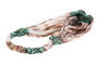 DKD Home Decor Set de 3 Accesorios de Pelo Marrón y Verde TANZANIA