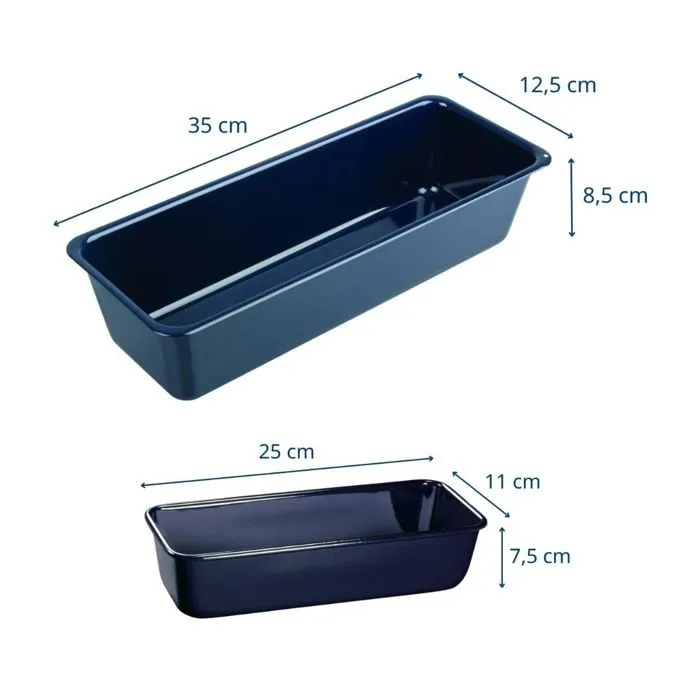Dr Oetker Back Liebe Juego de 2 Moldes para Tartas - 25 cm y 35 cm