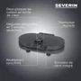 Severin WA2118 Gofrera Doble 1200W para Corazones con Revestimiento Cerámico Antiadherente, Negra