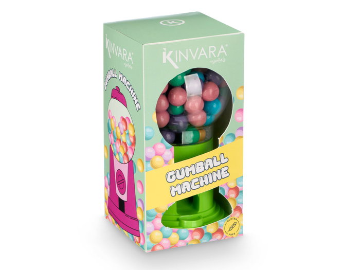 Kinvara Dispensador de Chicle 300Gr Surtidos Colores 10x20x10cm (Set de 12)