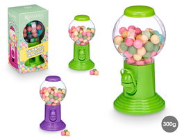 Kinvara Dispensador de Chicle 300Gr Surtidos Colores 10x20x10cm (Set de 12)