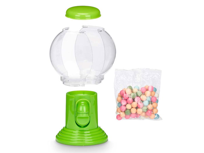 Kinvara Dispensador de Chicle 300Gr Surtidos Colores 10x20x10cm (Set de 12)