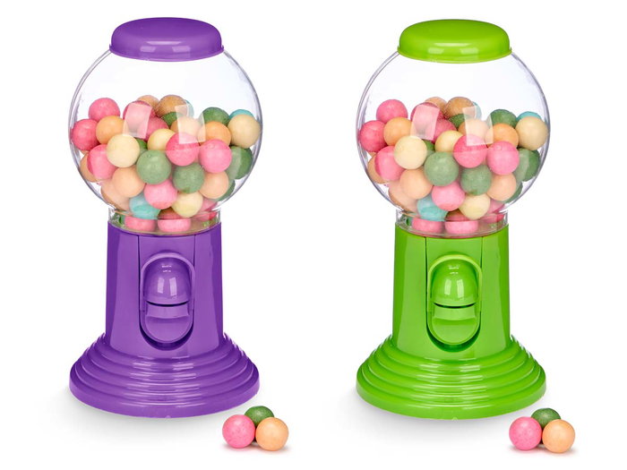 Kinvara Dispensador de Chicle 300Gr Surtidos Colores 10x20x10cm (Set de 12)