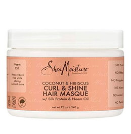 Shea Moisture Coconut & Hibiscus Curl & Shine Hair Masque 340g