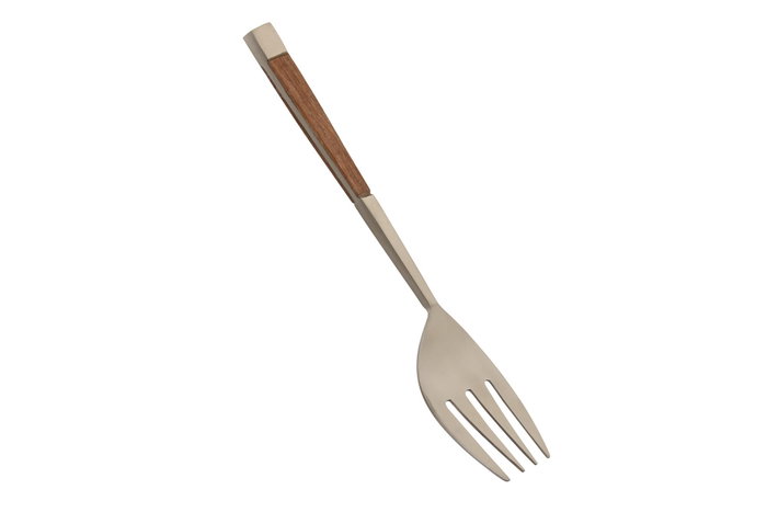 DKD Home Decor Set de Cubiertos 2 Piezas Inox Acacia Natural DKD Home Decor Set de Cubiertos 2 Piezas Inox Acacia Natural