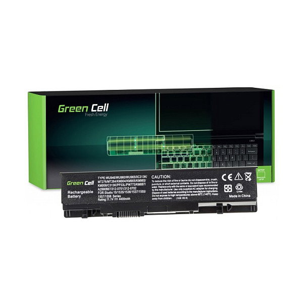 Green Cell DE07 Batería para Dell Studio 15 1535 1558 11.1V 4400mAh Green Cell DE07 Batería para Dell Studio 15 1535 1558 11.1V 4400mAh