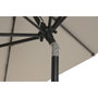 DKD Home Decor Parasol Reclinable de Acero 265x265x250 cm UV 50+