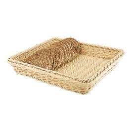 Cesta Pan Ratán Polip. 26.5x16.2x6.5 cm
