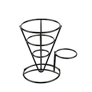 Vollrath Pujadas Soporte Cono Metal Negro 19x13 cm Vollrath Pujadas Soporte Cono Metal Negro 19x13 cm