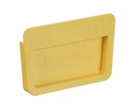 Panduit FREC6X4LYL - Tapa de pasacables amarilla para sistema de ducto/canal, en Policarbonato (PC), 175.8 x 117.6 x 19 mm, RoHS